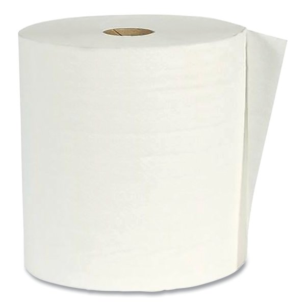 American Paper Converting Hardwound Paper Towels, 1 Ply, Continuous Roll Sheets, 800 ft, White W8016-6